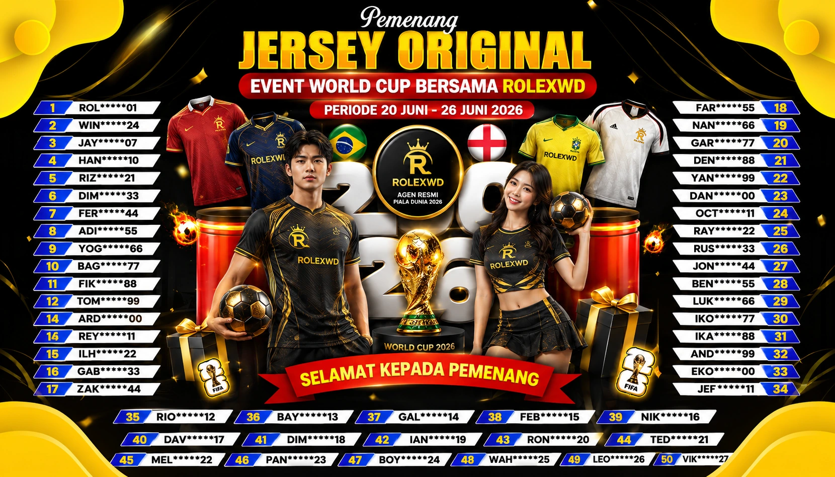 EVENT JERSEY ROLEXWD